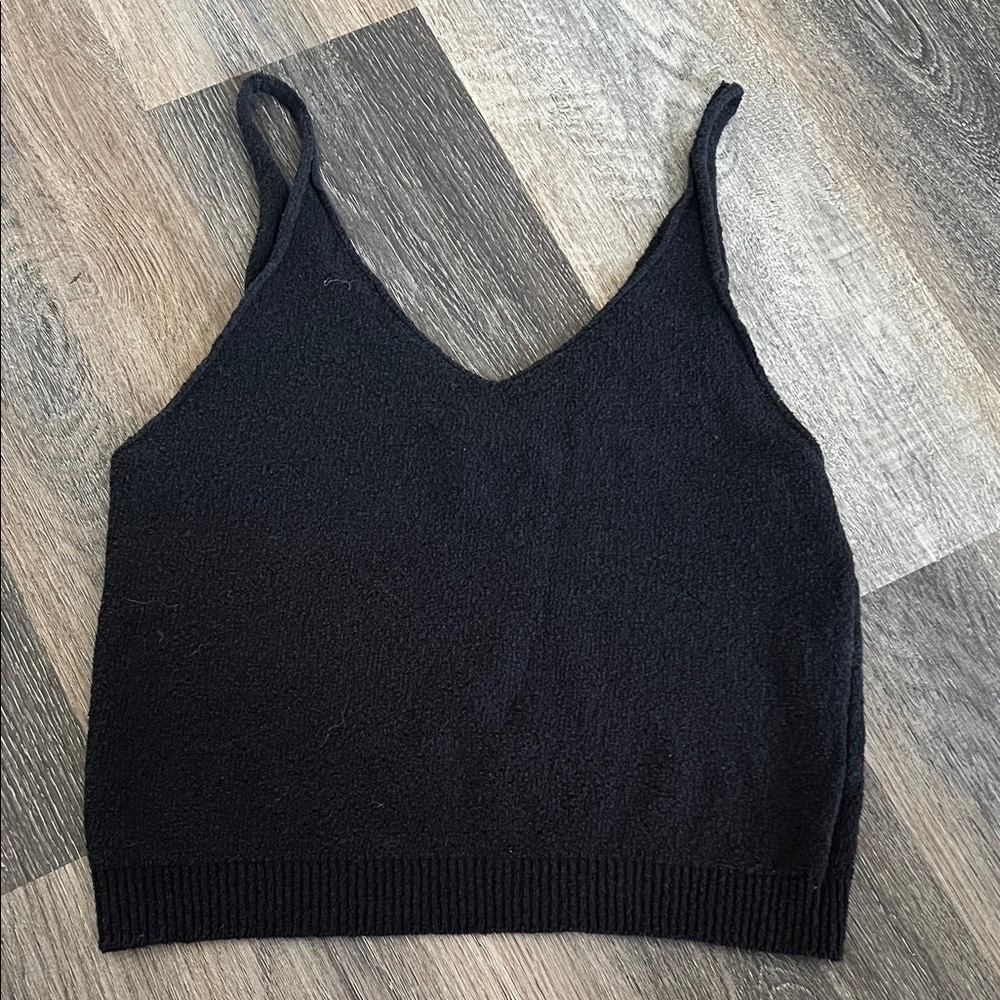 (25) Aritzia Talula Black Camisole Top
